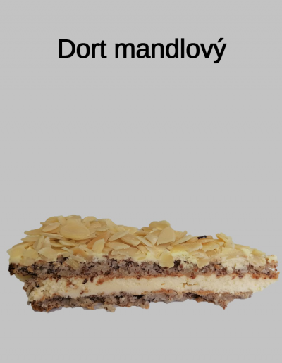 Dort mandlový - Cukrárna Jiřina