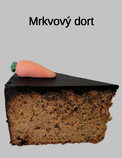 Mrkvový dort - Cukrárna Jiřina