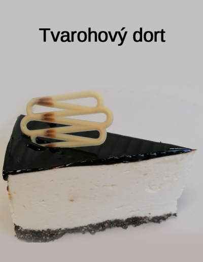 Tvarohový dort - Cukrárna Jiřina
